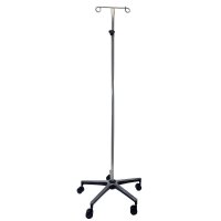MRI Non-Magnetic w/ Locking Casters 2 Hook Pole