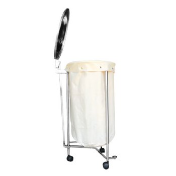 MRI Non-Magnetic Stainless Steel Hamper with Lid