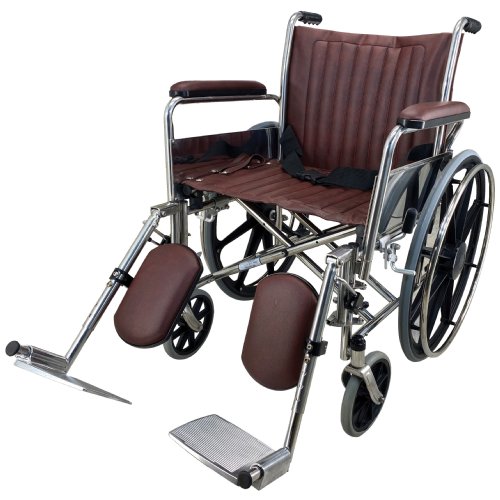 MRI Wheelchair, 20" Wide, Non-Magnetic, Detachable Legrest