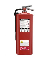 ABC Dry Chemical Fire Extinguisher - 10 Lb capacity