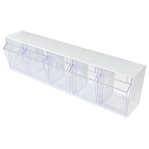 MRI Non-Magnetic 5 Compartment Bin Organizer for Lock Carts