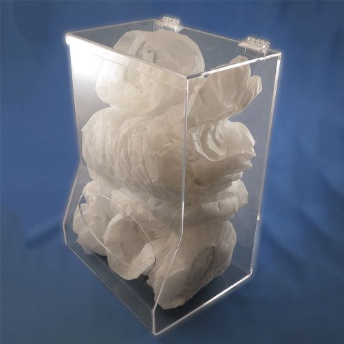 MRI Safe, Acrylic Clear Transparent Dispenser