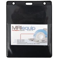 Black Vinyl Event Credential Holder, 25 Per Pack
