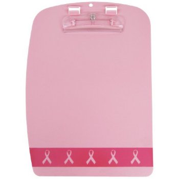 Breast Cancer Awareness Clipboard set of 4 plastic