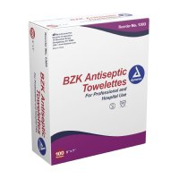 BZK Antiseptic Towelettes, 5" x 7"