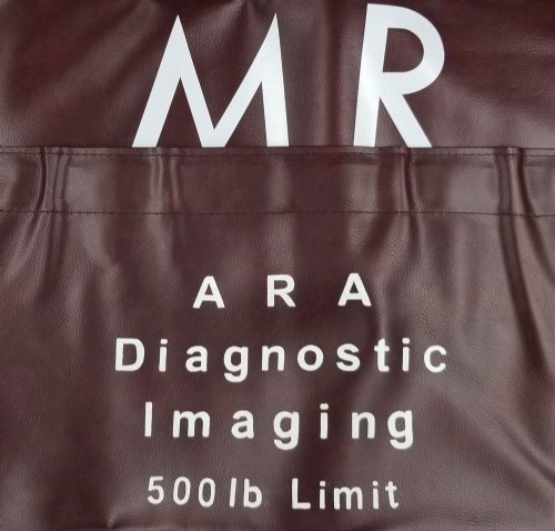 MRI Wheelchair Custom Stenciling