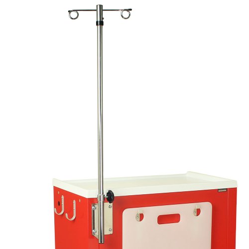 MRI Non-Magnetic IV Pole for Lock Carts