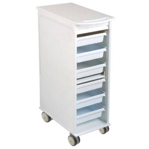 MRI Non-Magnetic Locking Roll Top Cart