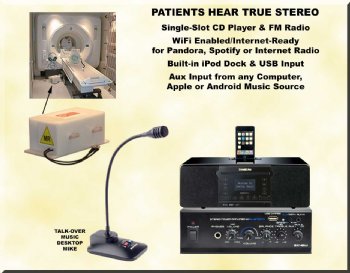 MRI I-Sonic Patient Stereo with 4 Built in Speakers