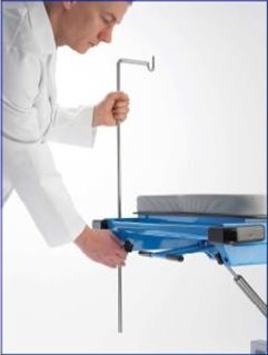 MRI IV Pole for ST-3050 Stretcher