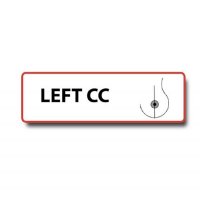 LEFT CC Permanent Adhesive Label