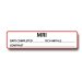 MRI Permanent Adhesive Label