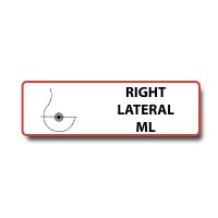 RIGHT LATERAL ML Permanent Adhesive Label