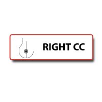 RIGHT CC Permanent Adhesive Label