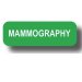 MAMMOGRAPHY Film Positioning Permanent Adhesive Label
