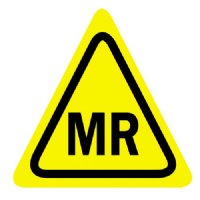 MRI Non-Magnetic MRI Conditional Stickers 1/2" x 3/4"