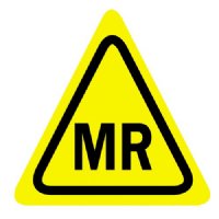 MRI Non-Magnetic Warning Stickers Danger! NOT MRI Safe