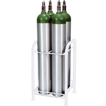 MRI Non-Magnetic 4 Tank Oxygen Stand