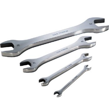 MRI Non-Magnetic 4 Piece Titanium S.A.E Wrench Set