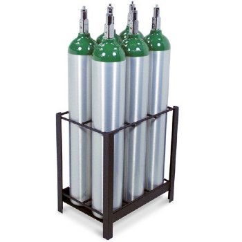 MRI Non-Magnetic 6 Tank Oxygen Stand