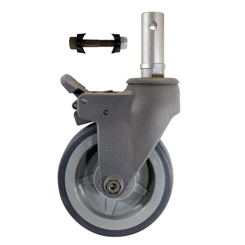 New 5" Non-Ferromagnetic Caster with Socket