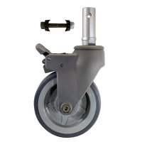 New 5" Non-Ferromagnetic Caster with Socket