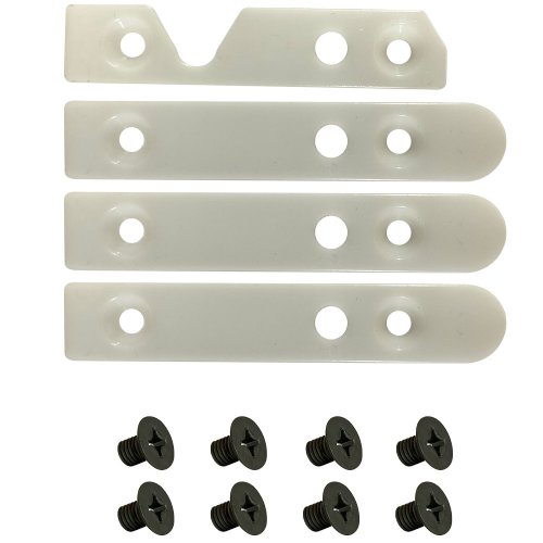 MRI Non-Ferromagnetic White Plastic Railing Guides