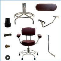 MRI Non-Magnetic Doctor Stool Parts