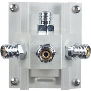 MRI Non-Magnetic Check Valve Manifold on Wall Mount Bracket