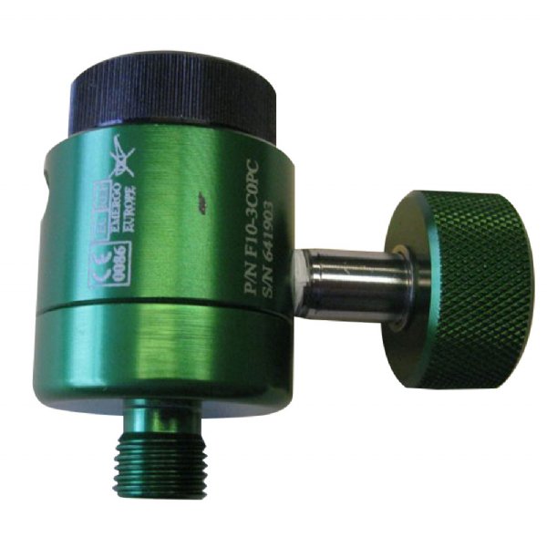 MRI Compatible DISS-1240 Knurled Nut & Nipple Inlet