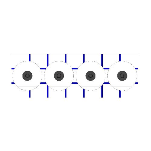 MRI-compatible ezPad single-electrodes 4-pack