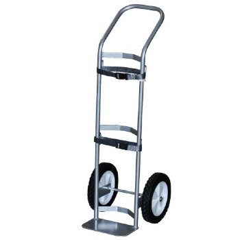 MRI Non-Magnetic Deluxe Oxygen Cart for M/M60 Cylinders