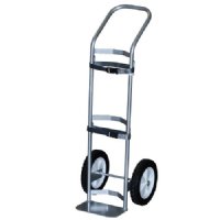 MRI Non-Magnetic Deluxe Oxygen Cart for M/M60 Cylinders