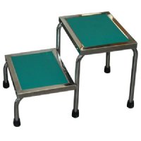 MRI Non-Magnetic Narrow Double Step Stool