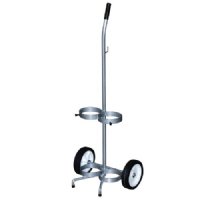 MRI Non-Magnetic Dual Oxygen Cart