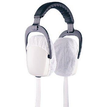 MRI Non-Magnetic Full Coverage Headset Covers for Silent Scan Audio System