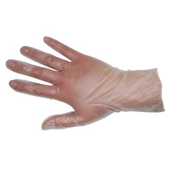 MRI Non-Magnetic GentleGuard Vinyl Gloves, Powder Free