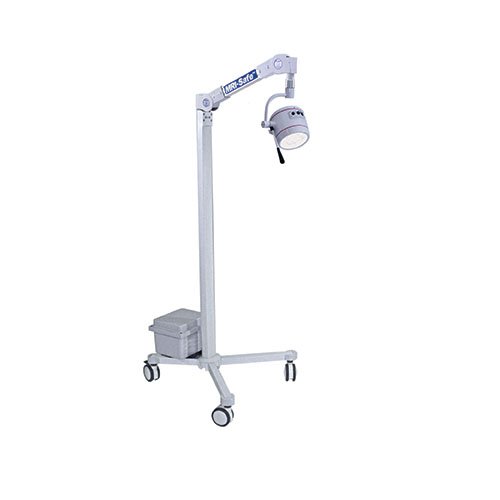 MRI-Safe Hospital Mobile Lamp w/ Battery Pack & Remote Charger