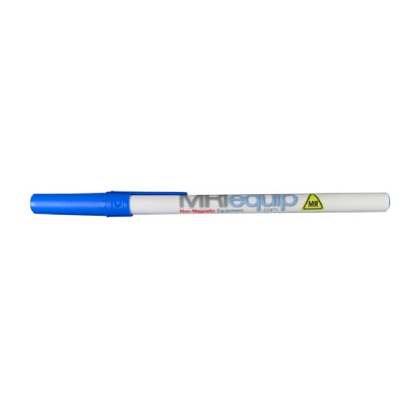 MRI Non-Magnetic Bic Pen - MR Conditional - White and Blue 10 Pack