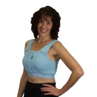 MRI Non-Magnetic Compression Bras - Light Blue