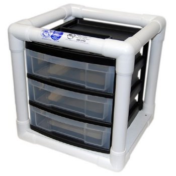 MRI Non-Magnetic Heavy Duty PVC Desktop Three Drawer Organizer