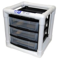 MRI Non-Magnetic Heavy Duty PVC Desktop Three Drawer Organizer