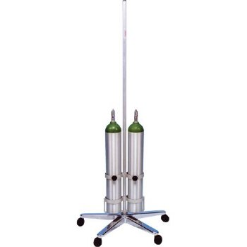 MRI Non-Magnetic Ventilator Stand