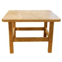 Non-Ferromagnetic MRI Pediatric Solid Oak Table