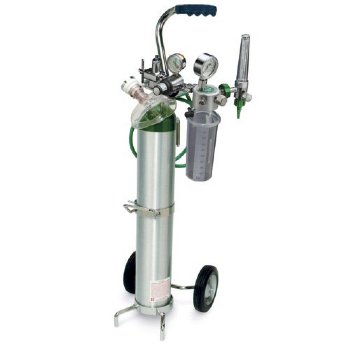 MRI Non-Magnetic Du-O-Vac Plus Code Cart Suction System