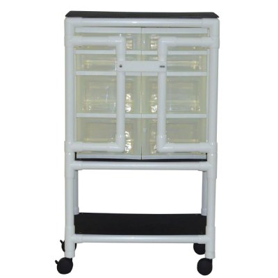 MRI PVC Universal 8 Drawer Cart