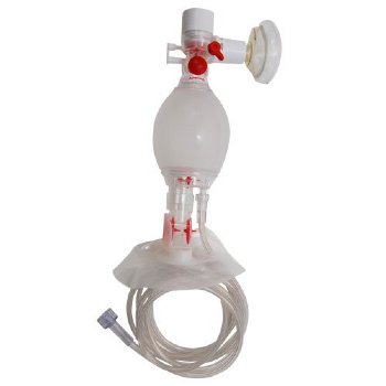 MRI Non-Magnetic Resuscitator Pediatric Bag with Infant Mask, Case of 6