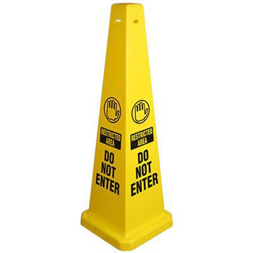 MRI Non-Magnetic "Do Not Enter" Floor Cones, Complete Kit