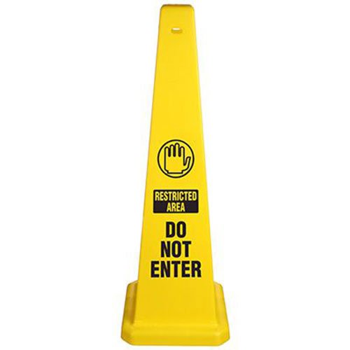 MRI Non-Magnetic "Do Not Enter" Floor Cones, Complete Kit