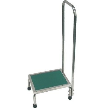 MRI Non-Magnetic Step Stool with 41" Handrail